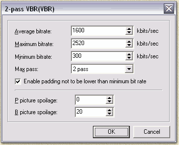 TMPGEnc: Bitrates in detail