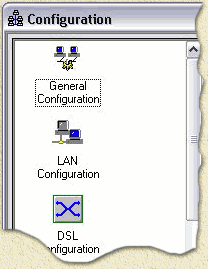 Arescom - Configuratie scherm