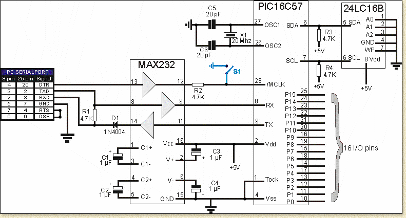 Homebrew BasicStamp scematics