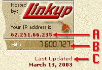 Hitcounter, IP-address and last changed