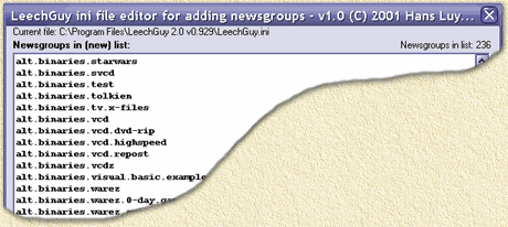 LeechGuy newsgroups found in the INI file