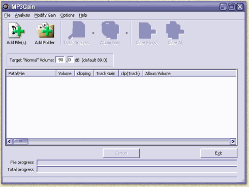 MP3Gain (Stable) screenshot