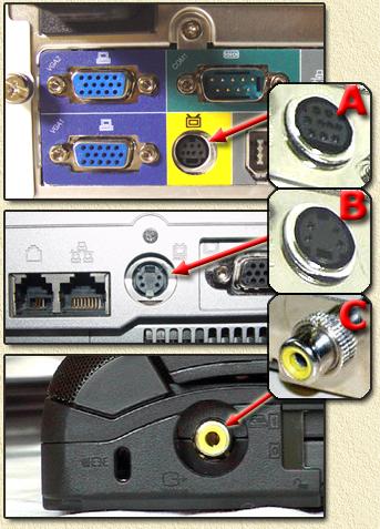 Onboard videocards and laptops can have TV-Out as well