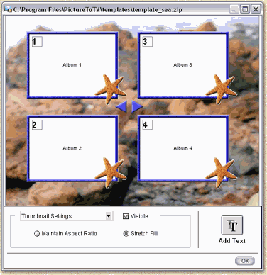 PictureToTV: Editing the menu
