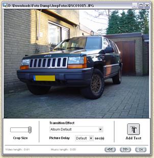 PictureToTV: Effects for individual images