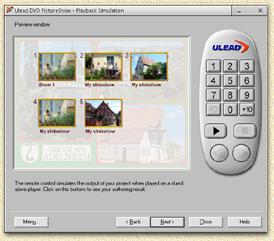 Ulead DVD Pictureshow: Preview the result ...