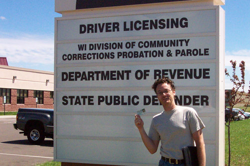 Drivers license - you need a new one each time you move to a different state - weird.