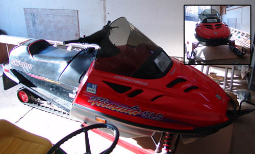 But it's also the weather for doing some snowmobiling - so I bought this one!