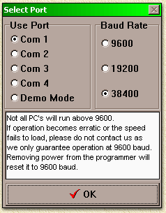 Programming Smartcards - Gold*Card settings