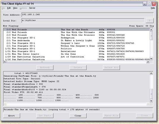 tyTools - Making Keyfiles, so we can cut commercials