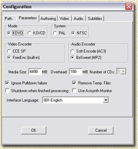 D.I.K.O. Configuration - Generic Parameters