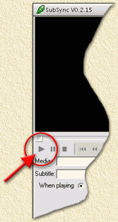 SubSync: Start the DivX movie